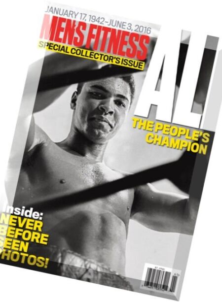 Men’s Fitness USA – Ali The People’s Champion Cover