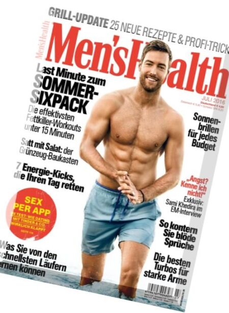 Men’s Health Germany – Juli 2016 Cover