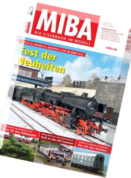 MIBA – Januar 2009 Cover