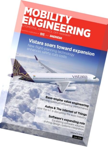MOBILITY ENGINEERING – June 2016 Cover