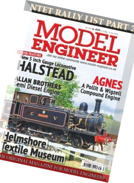 Model Engineer – 27 May 2016 Cover