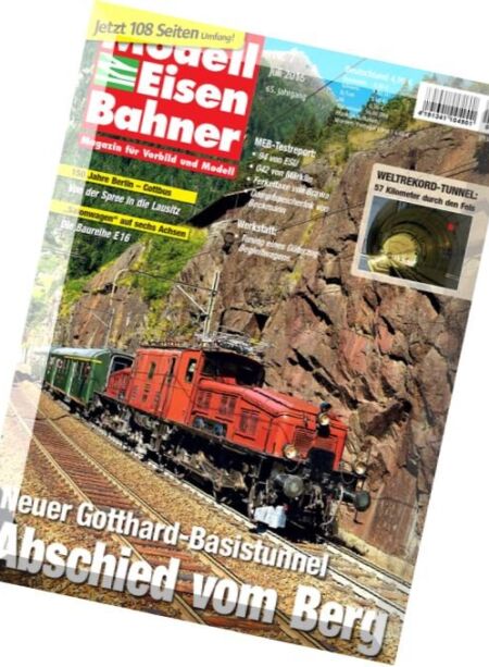 ModellEisenBahner – Juli 2016 Cover