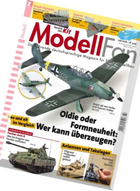 Modellfan – Juli 2016 Cover