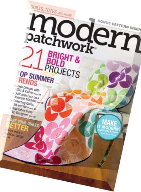 Modern Patchwork – Summer 2016 Cover