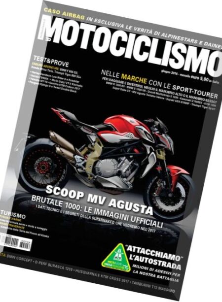 Motociclismo – Giugno 2016 Cover