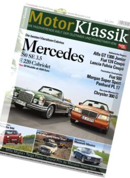 Motor Klassik – Juli 2016