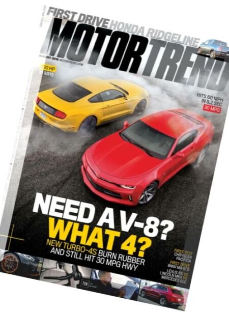 Motor Trend – August 2016 Cover