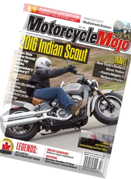 Motorcycle Mojo – July 2016 Cover