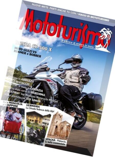 Mototurismo – Luglio-Agosto 2016 Cover