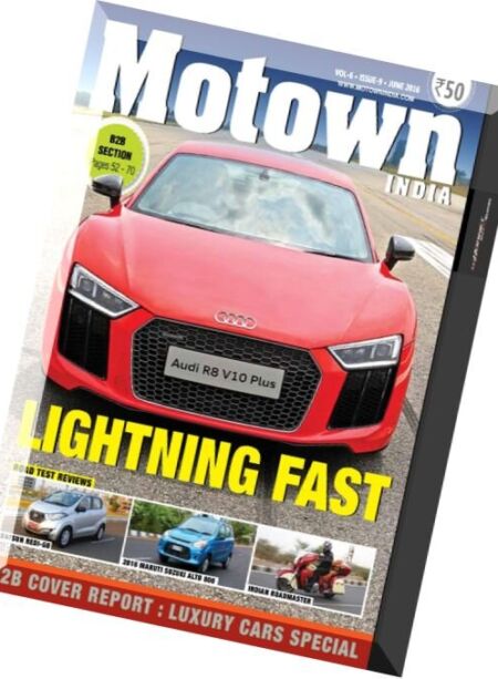 Motown India – June 2016 Cover