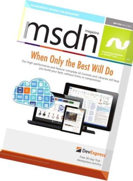 MSDN Magazine – May 2016 Cover