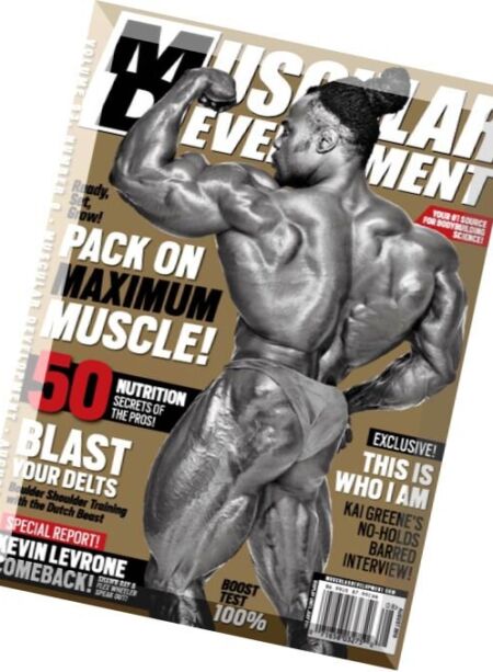 Muscular Development – August 2016 Cover