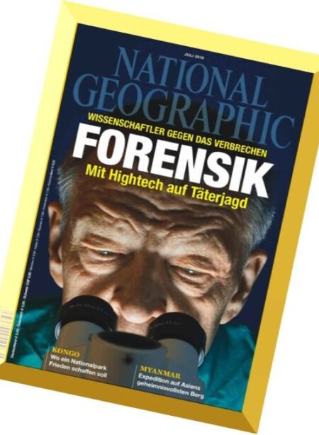 National Geographic Germany – Juli 2016 Cover