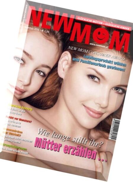 NEW MOM – Sommer 2016 Cover