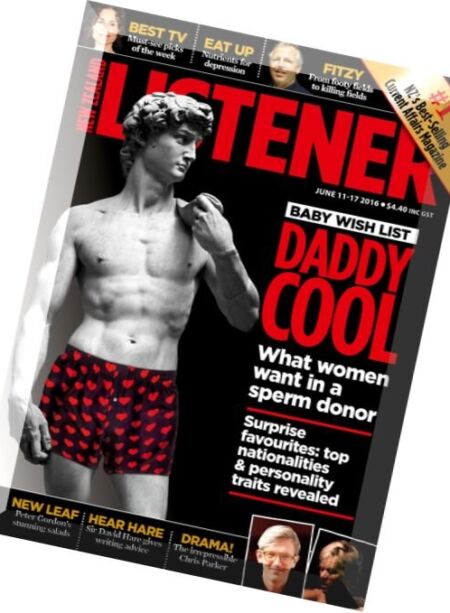 New Zealand Listener – 11 June 2016 Cover