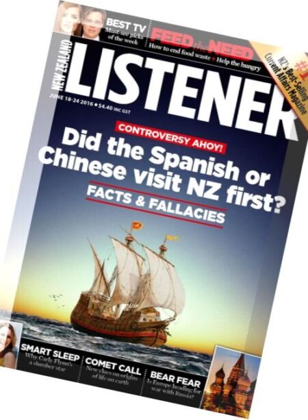 New Zealand Listener – 18 June 2016 Cover
