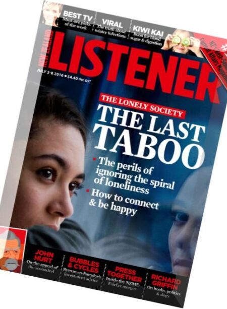 New Zealand Listener – 2 July 2016 Cover