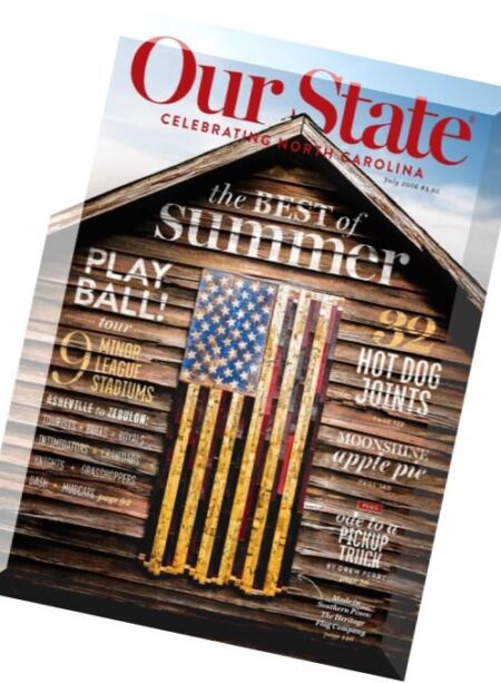 Our State Celebrating North Carolina – July 2016 Cover