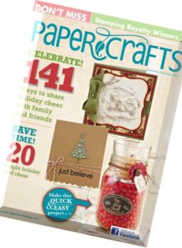 Paper Crafts – November-December 2011