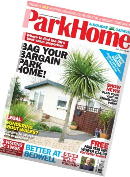 Park Home & Holiday Caravan – July 2016 Cover
