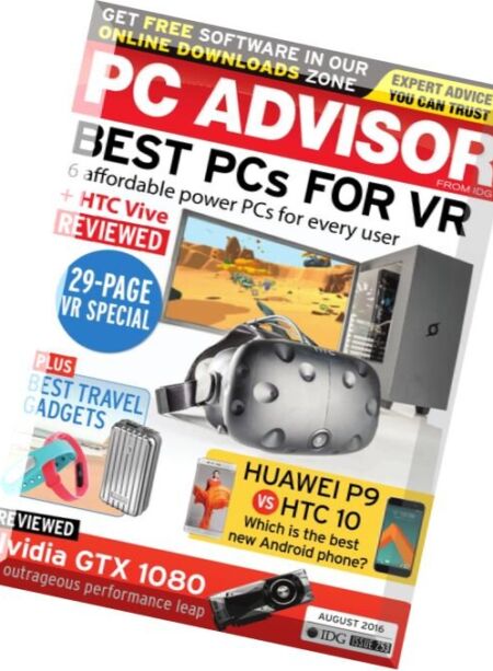 PC Advisor – August 2016 Cover