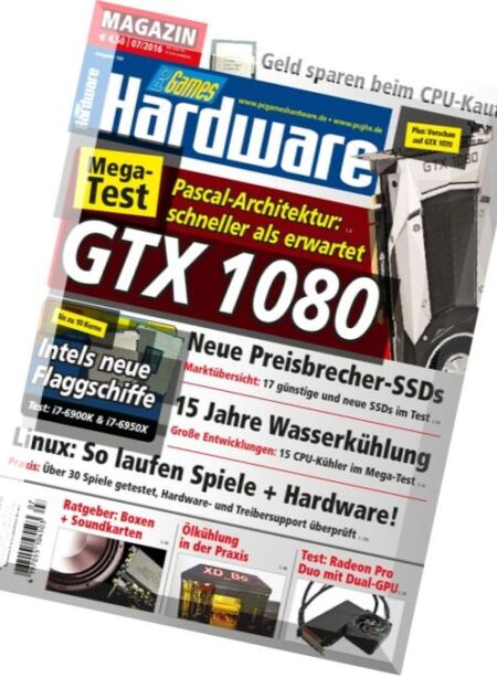 PC Games Hardware – Juli 2016 Cover