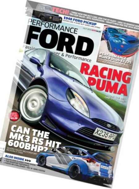 Performance Ford – July 2016 Cover