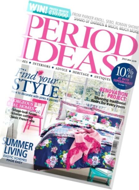 Period Ideas – July 2016 Cover
