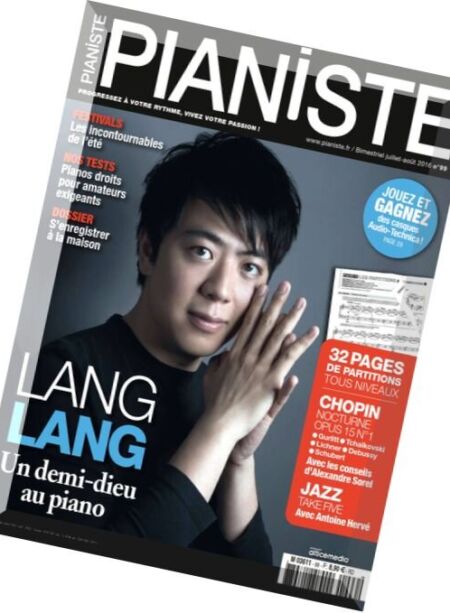 Pianiste – Juillet-Aout 2016 Cover