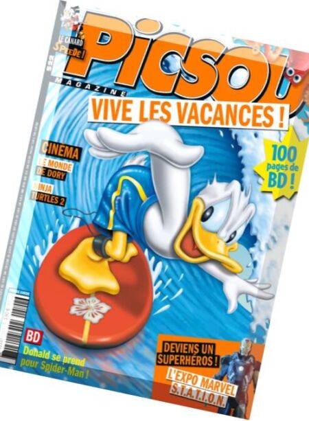 Picsou Magazine – Juillet 2016 Cover