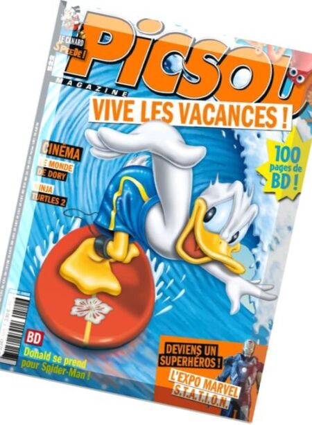 Picsou magazine – N 522, Juillet 2016 Cover