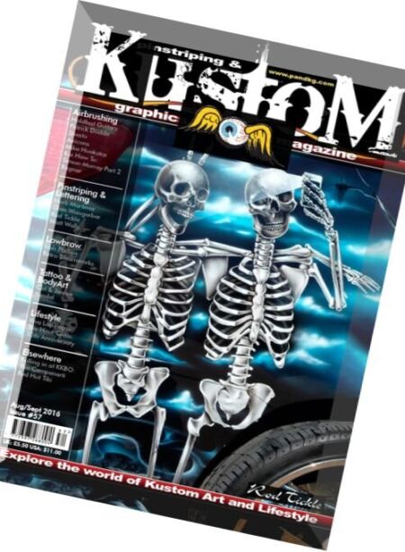 Pinstriping & Kustom Graphics – August-September 2016 Cover