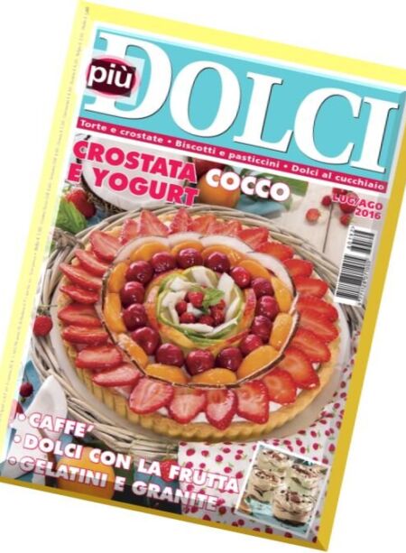 piuDOLCI – Luglio-Agosto 2016 Cover