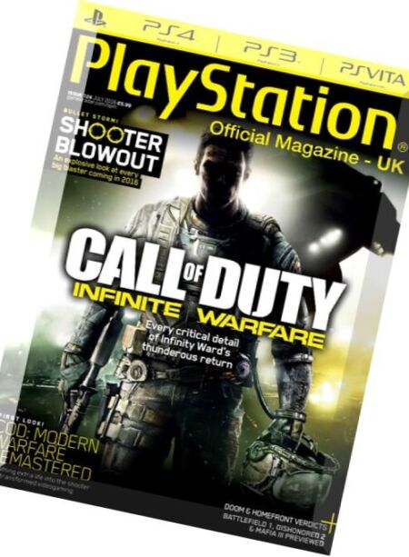 PlayStation Official UK – July 2016 Cover