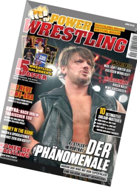 Power-Wrestling – Juni 2016 Cover