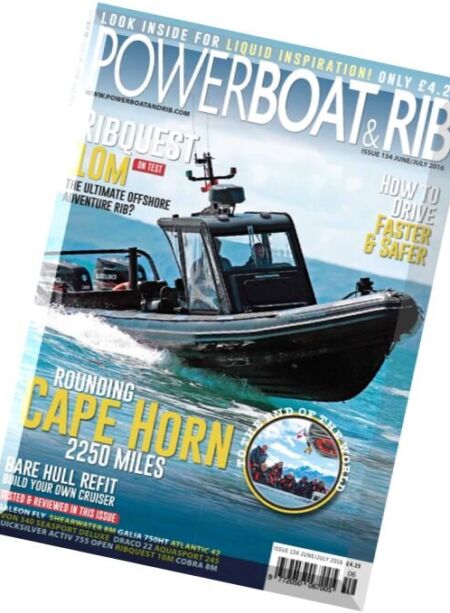 PowerBoat & RIB – June-July 2016 Cover