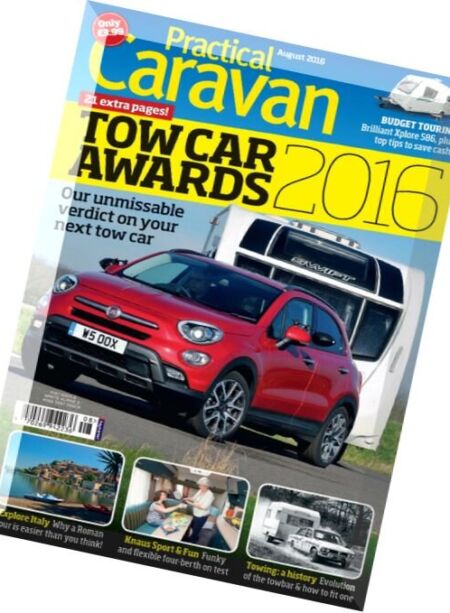 Practical Caravan – August 2016 Cover
