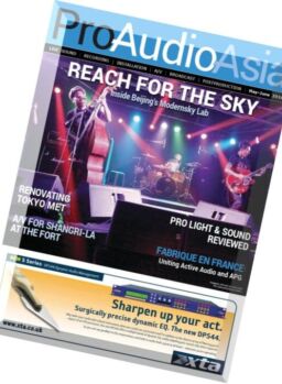 Pro Audio Asia – May-June 2016