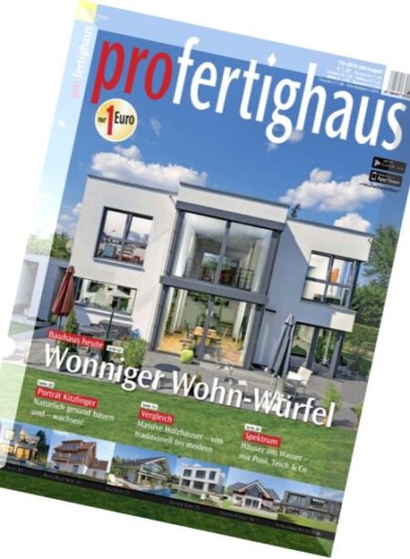 Pro Fertighaus – Juli-August 2016 Cover