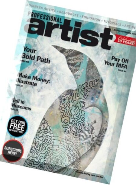 Professional Artist – August-September 2016 Cover