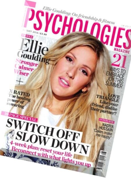 Psychologies UK – August 2016 Cover