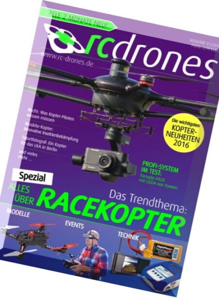 RC Drones – Nr.1, 2016 Cover