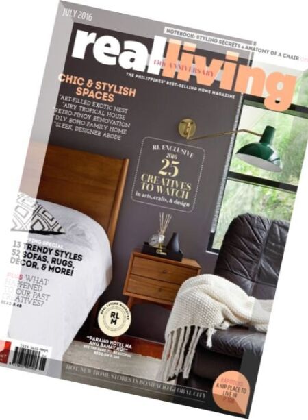 Real Living Philippines – July 2016 Cover