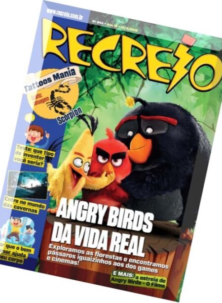Recreio Brazil – Issue 844, 12 Maio 2016 Cover