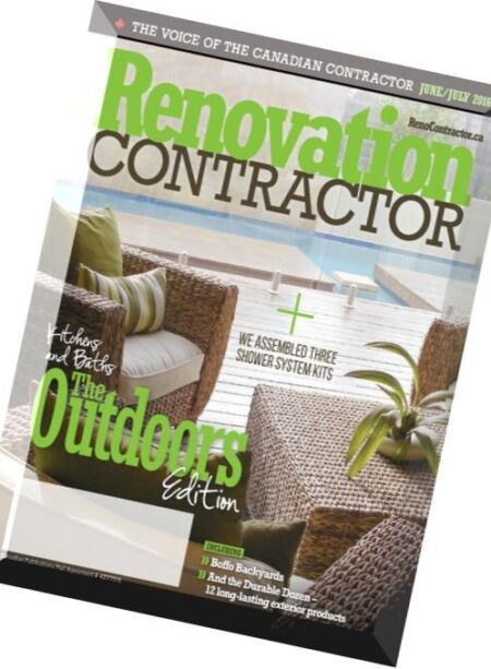 Renovation Contractor – June-July 2016 Cover