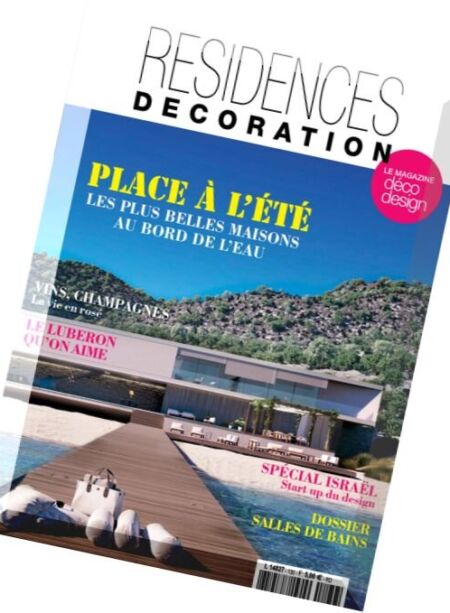 Residences Decoration – Juillet-Aout 2016 Cover