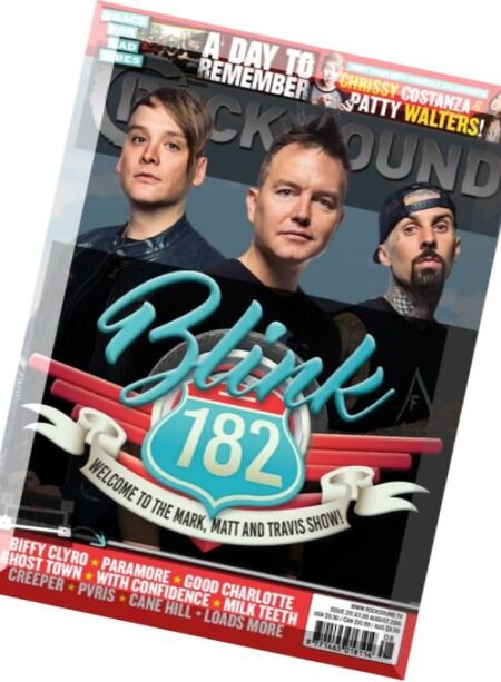 Rock Sound – August 2016 Cover