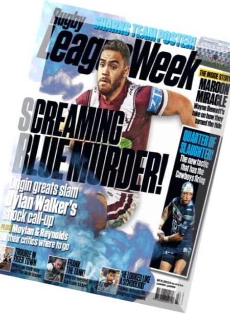 Rugby League Week – 26 May 2016 Cover