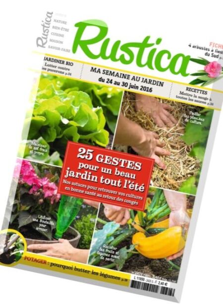 Rustica – 24 au 30 Juin 2016 Cover