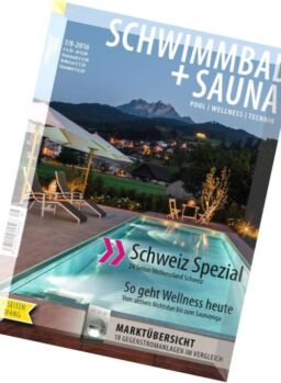 Schwimmbad + Sauna – Juli-August 2016